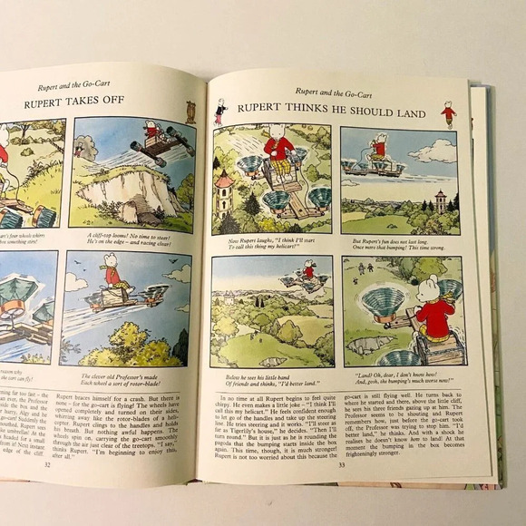 Vintage 1988 Rupert Daily Express Annual  Book Hardcover - Picture 14 of 16